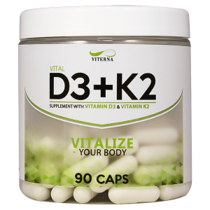 Viterna Vital D3+K2, 90 caps